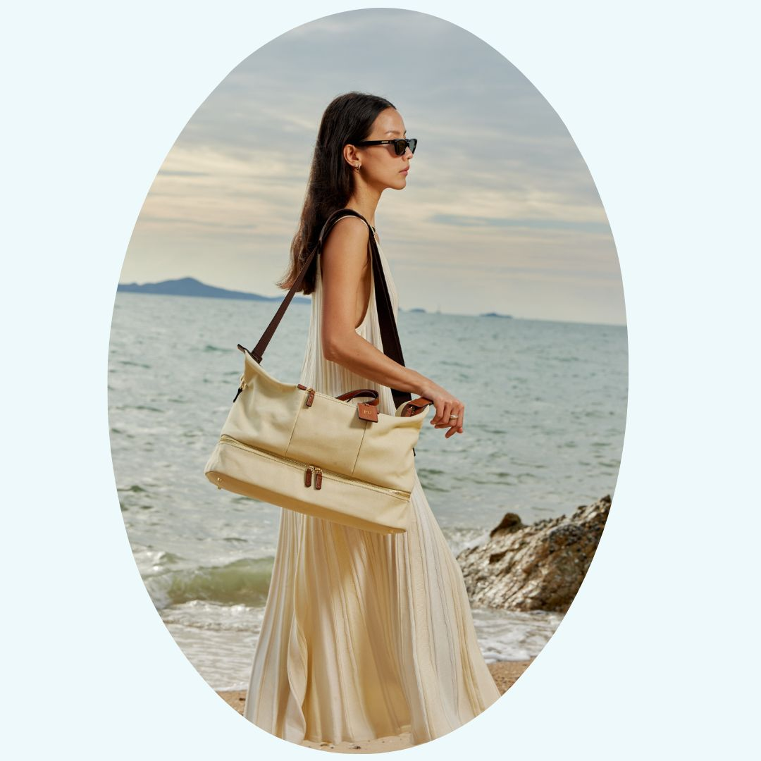 Cove Luggage The Weekender イニシャルタグ付き Cove Luggage The Weekender イニシャルタグ付き (Cove Luggage