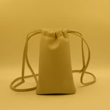 Cloud Phone Bag กระเป๋าสะพายใส่โทรศัพท์หนังแท้ : Mustard Yellow
