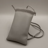 Cloud Phone Bag กระเป๋าสะพายใส่โทรศัพท์หนังแท้ : Taupe Grey